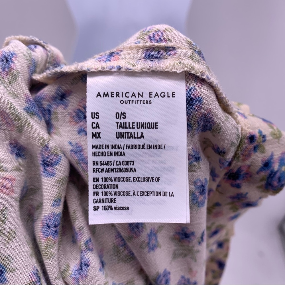 American Eagle Floral Cardigan O/S - Picture 6 of 7